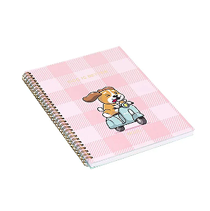 CADERNO CAPA DURA PAUTADO - 200 X 275MM - BEST FRIEND UNIDADE BRW