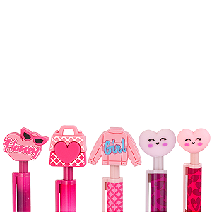 LAPISEIRA PLÁSTICA DIVERTIDA 0,7MM GIRL BRW UNIDADE