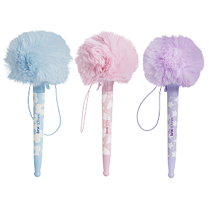 CANETA ESFEROGRÁFICA 0.7MM PULA POMPOM BRW UNIDADE