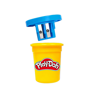 APONTADOR PLÁSTICO DUPLO C/ DEPÓSITO PLAY-DOH  UNIDADE BRW