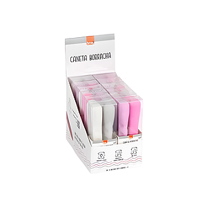CANETA BORRACHA C/ 2UN CAIXA C/12 UNIDADES BRW