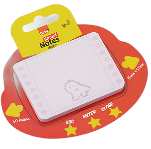 BLOCO SMART NOTES VINTAGE - BICHINHO VIRTUAL -50FLS - 1BLOCO BRW