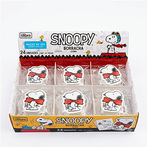BORRACHA SNOOPY CX C/24UND TILIBRA
