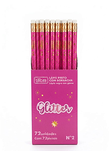 LAPIS PT MADEIRA RED C/BN2 GLITRS CX C/72 UND TILIBRA