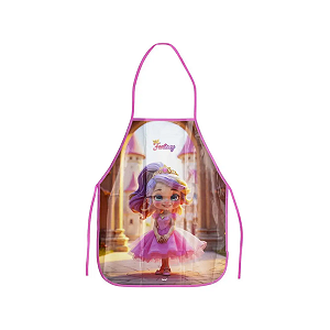 AVENTAL INFANTIL PLÁSTICO FANTASY - BLISTER C/ 1UN BRW