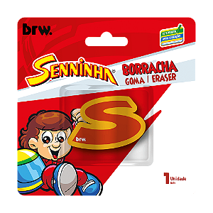 BORRACHA SENNINHA PERSONAGENS SORTIDOS UNIDADE BRW