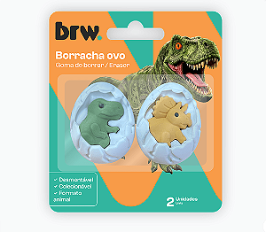 BORRACHA OVO RAPTORS BLISTER C/ 2UN UNIDADE BRW