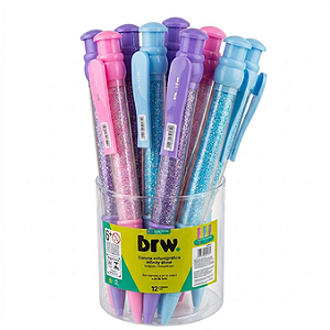 CANETA 1.0 MM INFINITY SHINE TINTA COLORIDA CX C/12 UNIDADES BRW