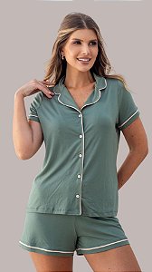 Verde Menta - Pijama Americano Curto