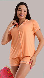 Candy Laranja - Pijama Americano Curto