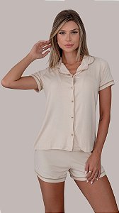 Areia- Pijama Americano Curto