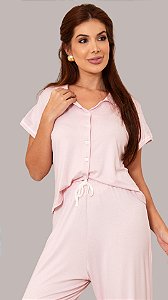 Rosa Baby- Pijama Americano Longo Pantalona