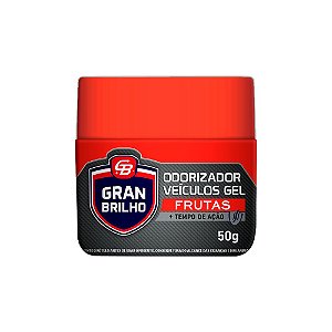 Odorizador Veículos Gel Frutas 50g Gran Brilho
