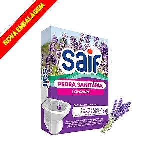 Pedra Sanitária Lavanda 25g Saif