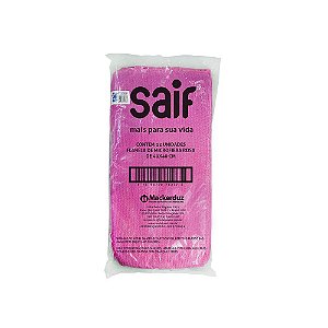 Flanela Microfibra Rosa 40cm x 40cm Saif