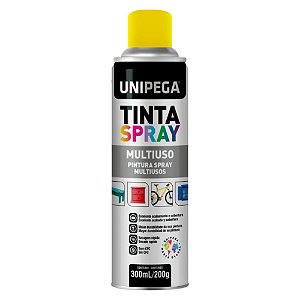Tinta Spray Unipega Uso Geral Amarelo 350ml