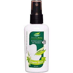 Bloqueador de Odores Sanitários Amazonia Aromas 60ml Capim Limão