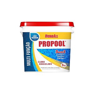 Cloro Granulado Hidroall Propool 3 em 1 - 3KG