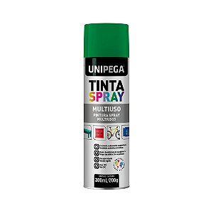 UNIPEGA TINTA SPRAY MULTIUSO VERDE 300ML/200G