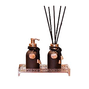 Frasco Black Evie 100ML Dourado