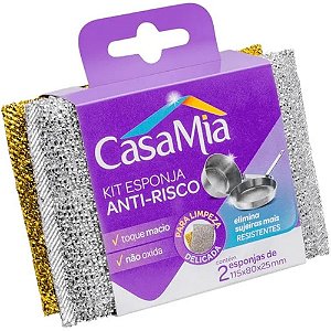 Kit Esponja Anti-Risco Casa Mia