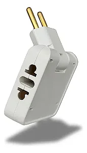 Adaptador Utilimix Tomada Universal 110V/220V Branco