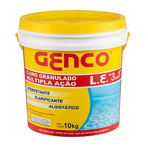 Cloro Granulado Genco 3X1 10Kg