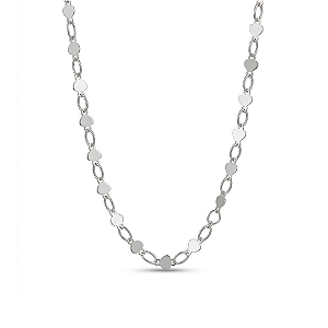 Chocker medalinhas banhado a prata