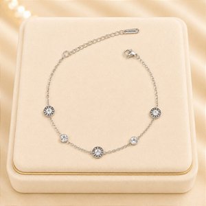Pulseira Inspiração Bvlgari em Aço Inoxidável