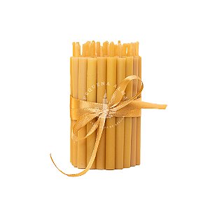 Kit 40 Velas Palitos p/ a quaresma de São Miguel - 10cm x 1cm