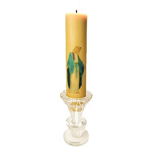 Mini Círio de Nossa Senhora das Graças - 15cm x 4cm