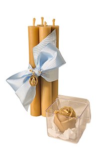 Kit Velas médias 4 unidades - 15 cm x 2cm