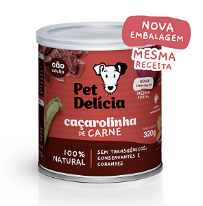 Comida Úmida Caçarolinha de Carne 320g - Pet Delícia - 54747