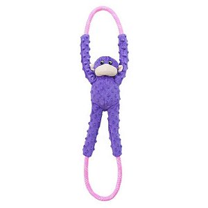 Cabo de Guerra Macaco Roxo - Ropetugz Monkey Purple - ZippyPaws - 154497
