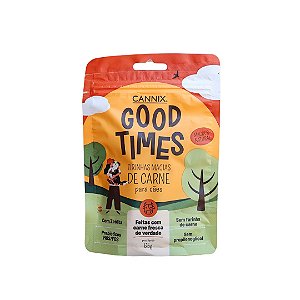 Petisco Tirinhas de Carne Macia Good Times 65g - Cannix - 295841