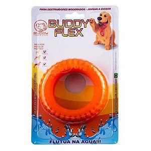 Mordedor Pneu Flex Laranja - Buddy Toys - 52493