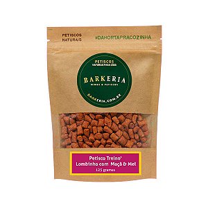 Petisco Treino de Lombinho, Maça e Mel 125g - Barkeria - 517604
