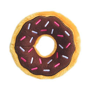 Pelúcia com Apito Donuts Jumbo Chocolate - ZippyPaws - 291323