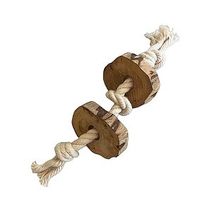 Wood N`Pets Mordedor Madeira de Café e Corda P - Amicus -795866