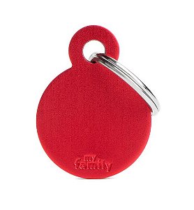 Plaquinha de Identificação Círculo Vermelho - MyFamily - 974941