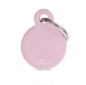 Plaquinha de Identificação Círculo Rosé - MyFamily - 570312