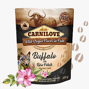 Pouch Comida Úmida Javali C/ Rosa Mosqueta 300g - Carnilove - 998775