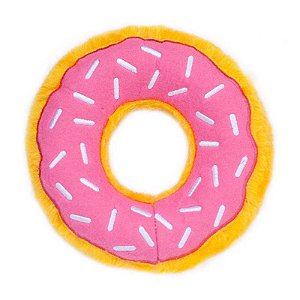Pelúcia com Apito Donuts Morango M - ZippyPaws - 142492