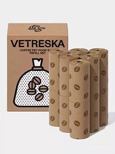 Refil Cata-Caca 12 Rolos Aroma de Café - Vetreska - 725604