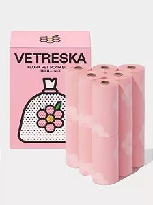 Refil Cata-Caca 12 Rolos Aroma Floral - Vetreska - 883088