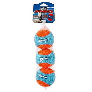 Bola Aquática 3un 6cm - Chuckit - 264420