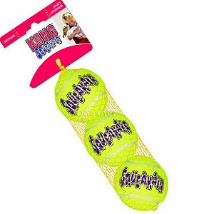 Bola de Tenis c/apito 3 un 6cm M - Kong - 623807