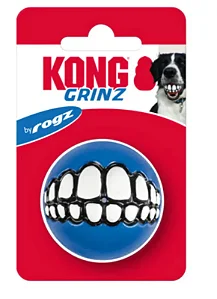 Bola Grinz de Sorriso Recheável Azul P - Kong - 556201