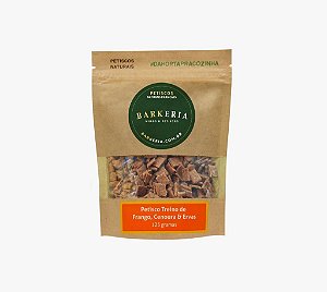 Petisco Treino de Frango, Cenoura e Ervas 125g - Barkeria - 543629