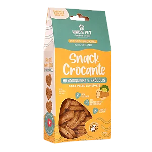 Petisco Crocante de Mandioquinha e Brócolis 50g - Nino´s Pet - 541772
